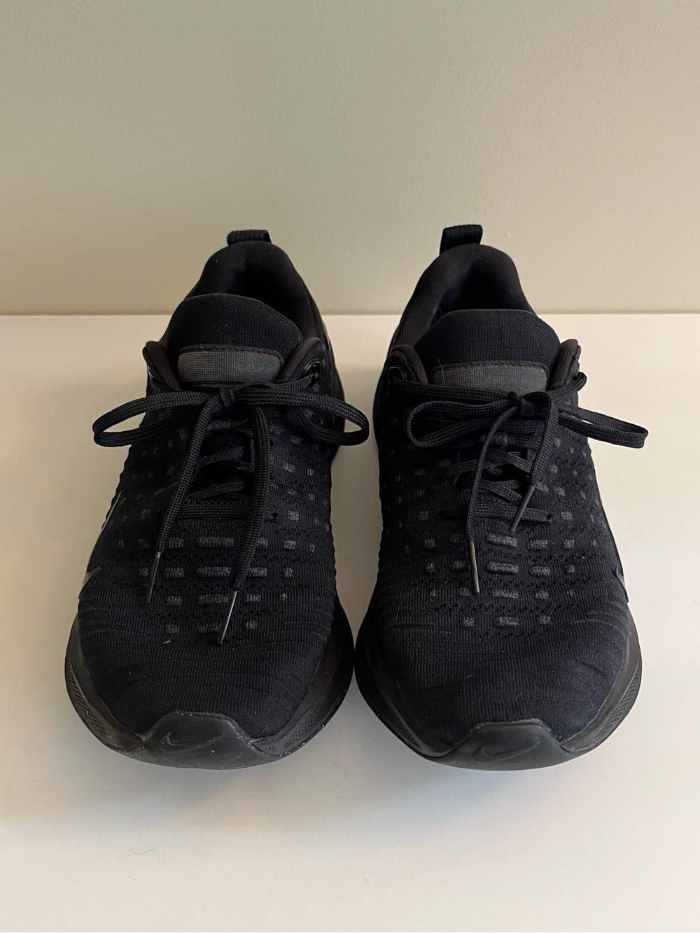Nike ReactX Infinity Run Black Knit Women's Athletic Sneakers